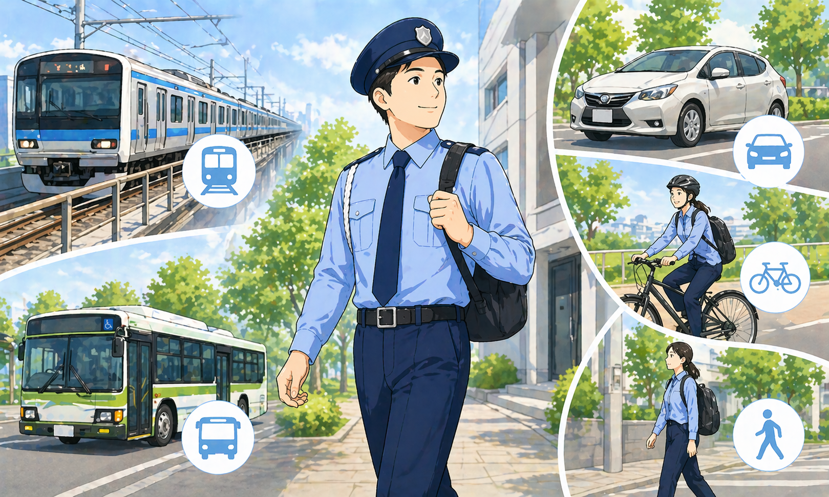 通勤方法について